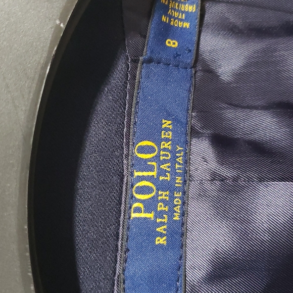 NWT Polo Ralph Lauren Women's Double Breast Wool Crest Patch Blazer Jacket 8 - Picture 9 of 9